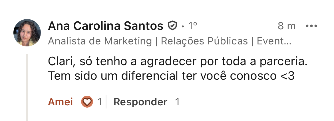 Depoimento de Ana Carolina